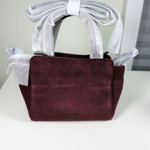 Rebecca Minkoff Avery Mini Tote Dark Red Leather NWT